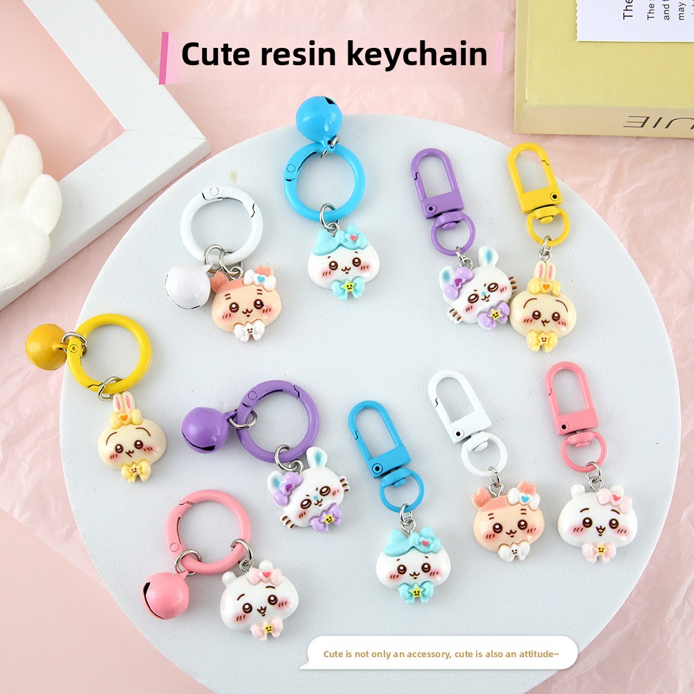 Daith Heart Ring - Cartoon jiyi schattige vlinderdas Hachiware Usagi