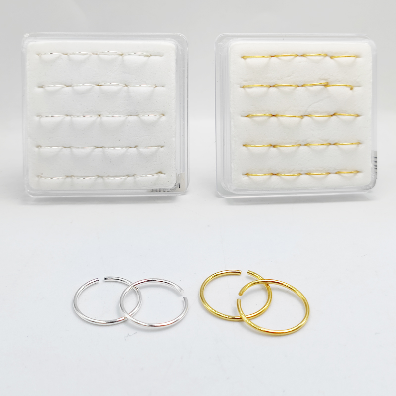 Body Jewelry Lip Ring - 925 Sterling Zilveren Neus Ring Hoepel