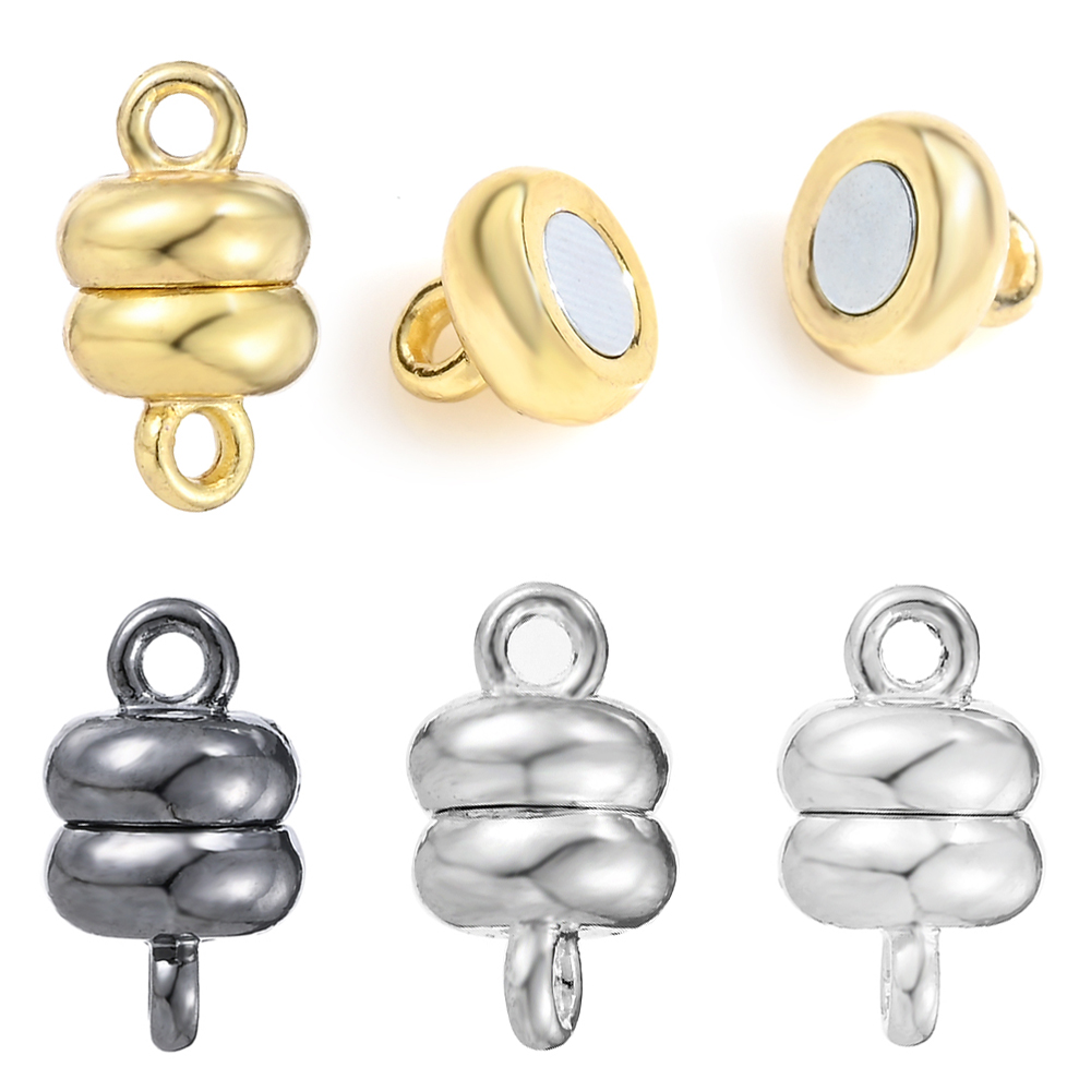 Body Jewelry Diy - 5 stuks 7×12mm appelvormige magnetische sluitingen