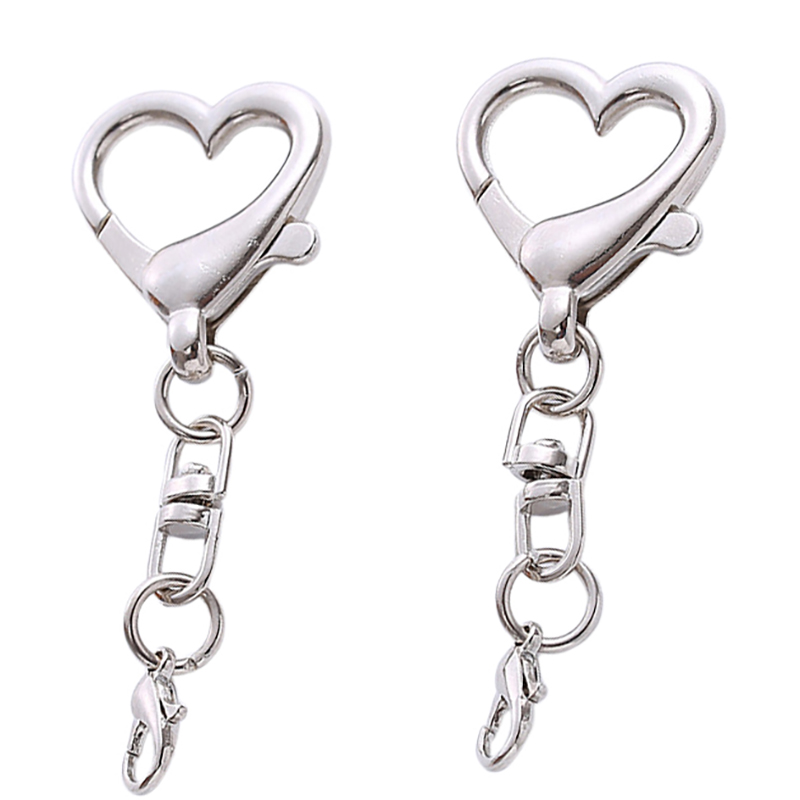 Body Jewelry Diy - 10/20/50 stuks unieke legering hart sleutelhanger