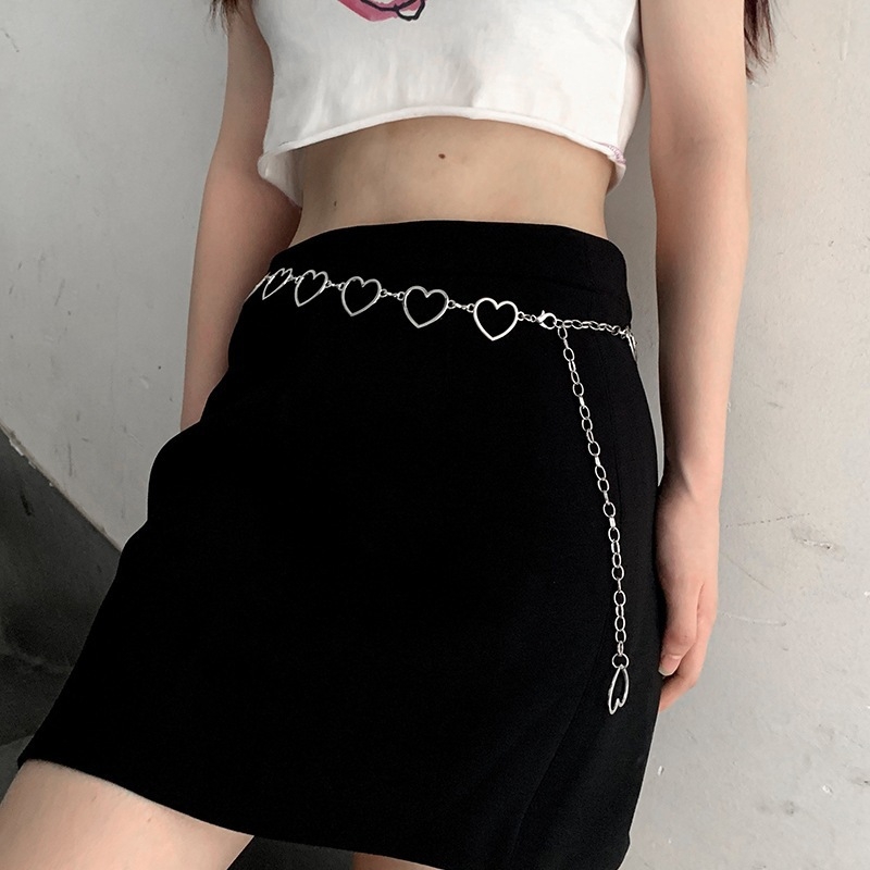 Body Jewelry Y2K - Mode Hart Hanger Multi Layer Chain