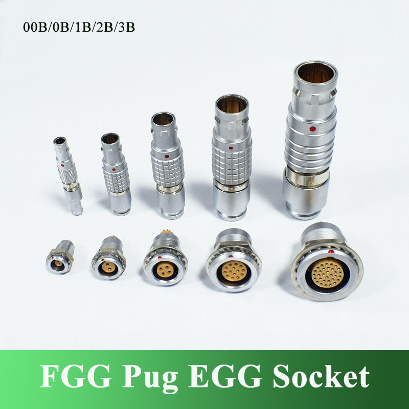 Threadless Push Pin - FGG EGG Metal Push-pull Zelfvergrendelende Connector