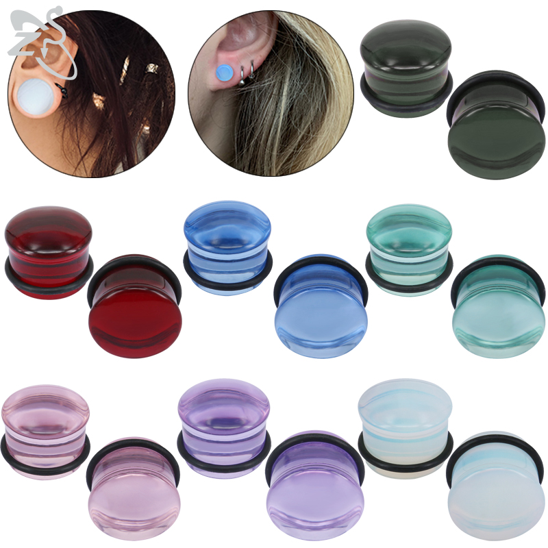 Zs Body Jewelry - ZS 2 stks/partij Glas Oordop En