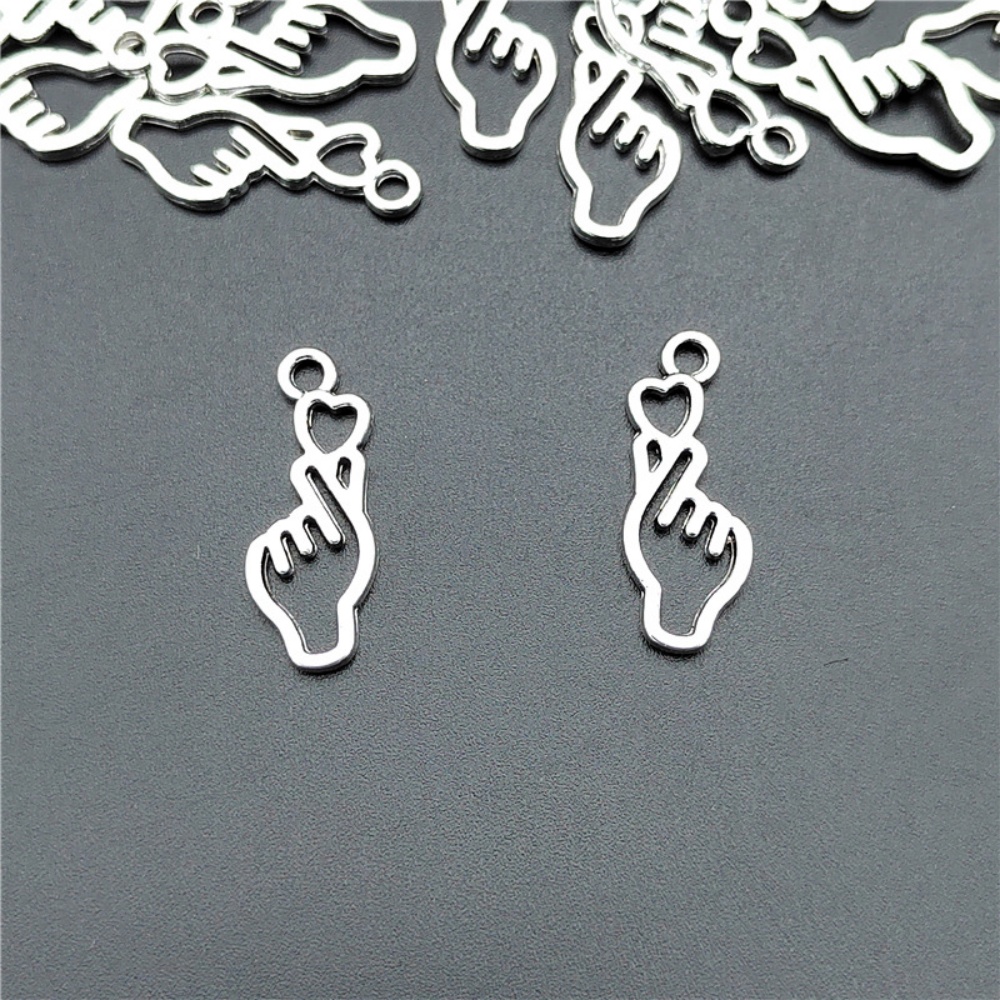Body Jewelry Y2K - 10-100 stuks Vinger Hart Diy Sieraden