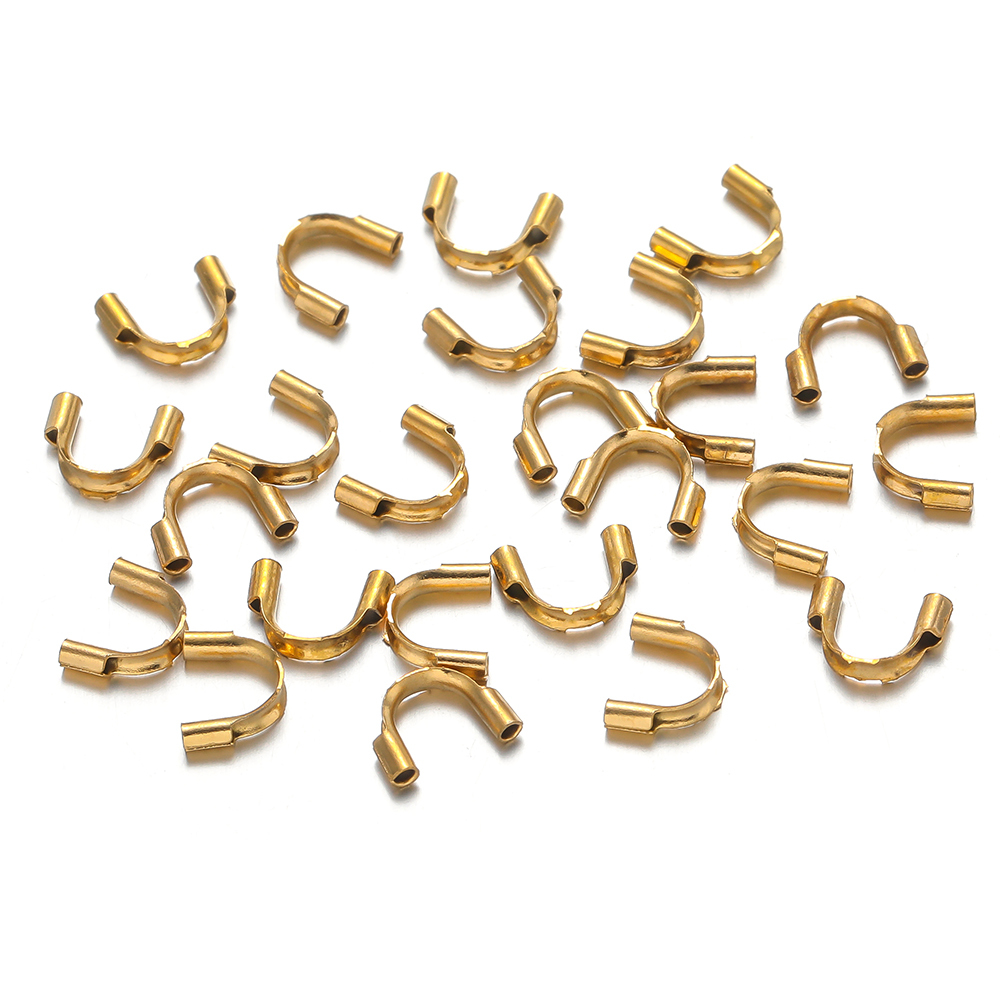 Body Jewelry Diy - 50 stuks verguld roestvrij staal U-vorm