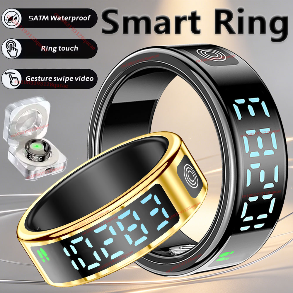 Daith Heart Ring - 2026 R12 Smart Ring met display