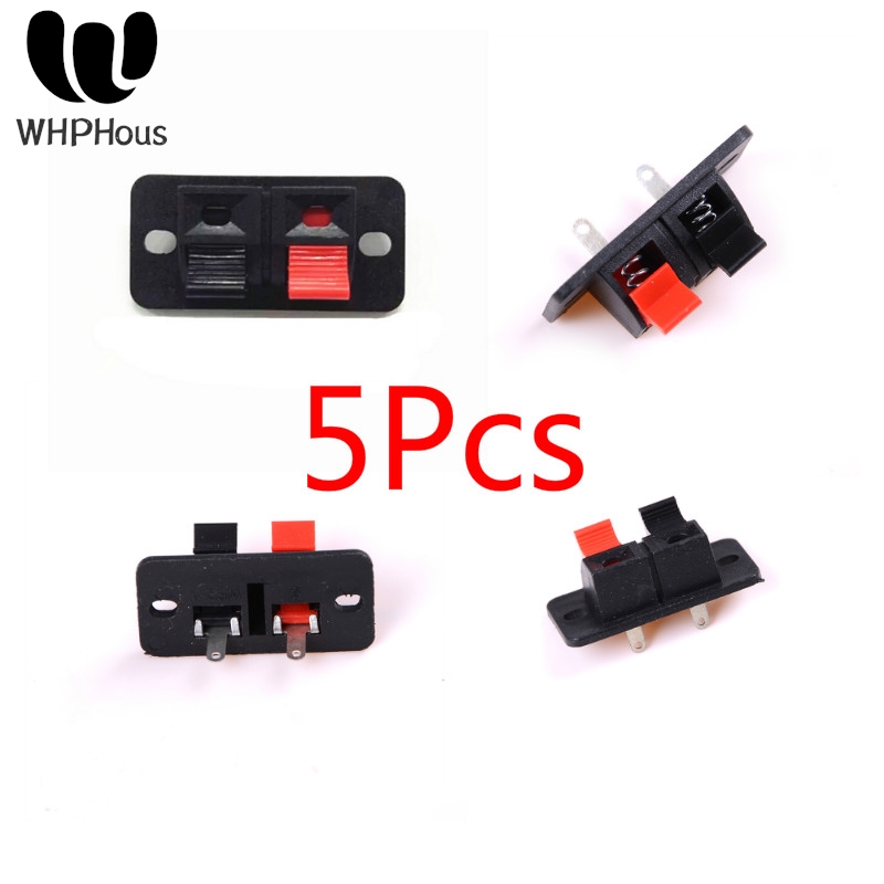 Threadless Push Pin - 5Pcs 2 Posities Connector Terminal Push