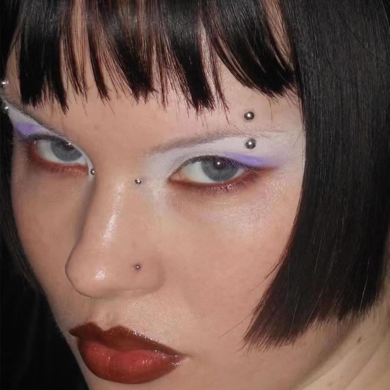Body Jewelry Lip Ring - 321pcs Non Piercing Lip Studs Sticker