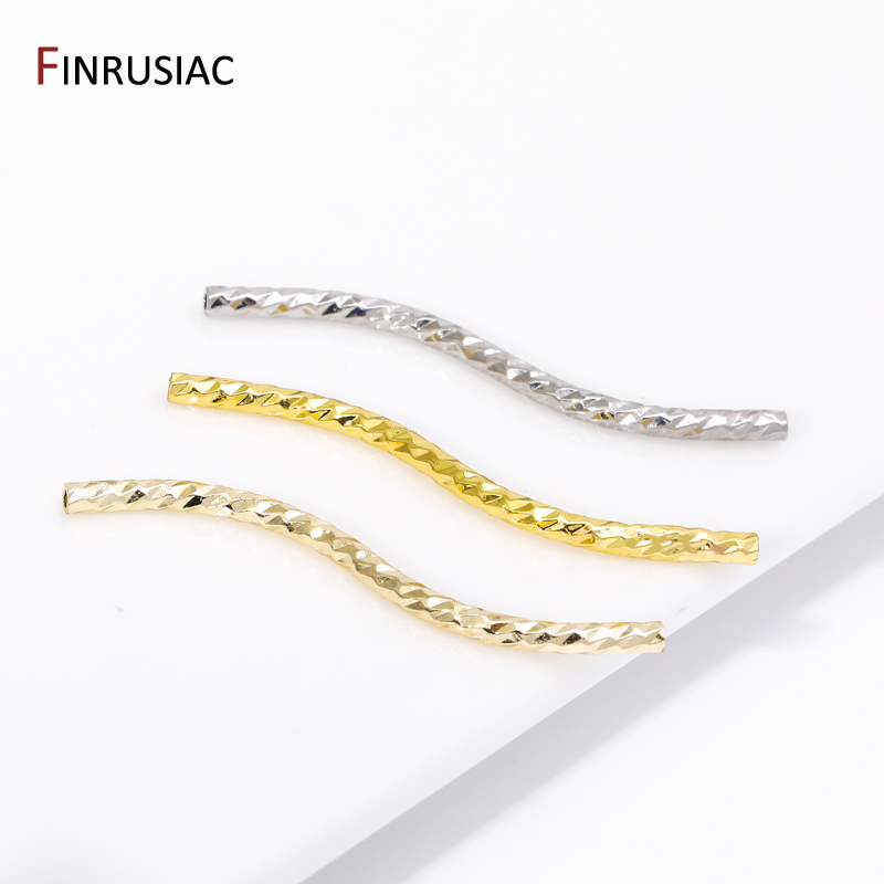 Body Jewelry Diy - 14/18K verguld messing 20/30mm lange gebogen
