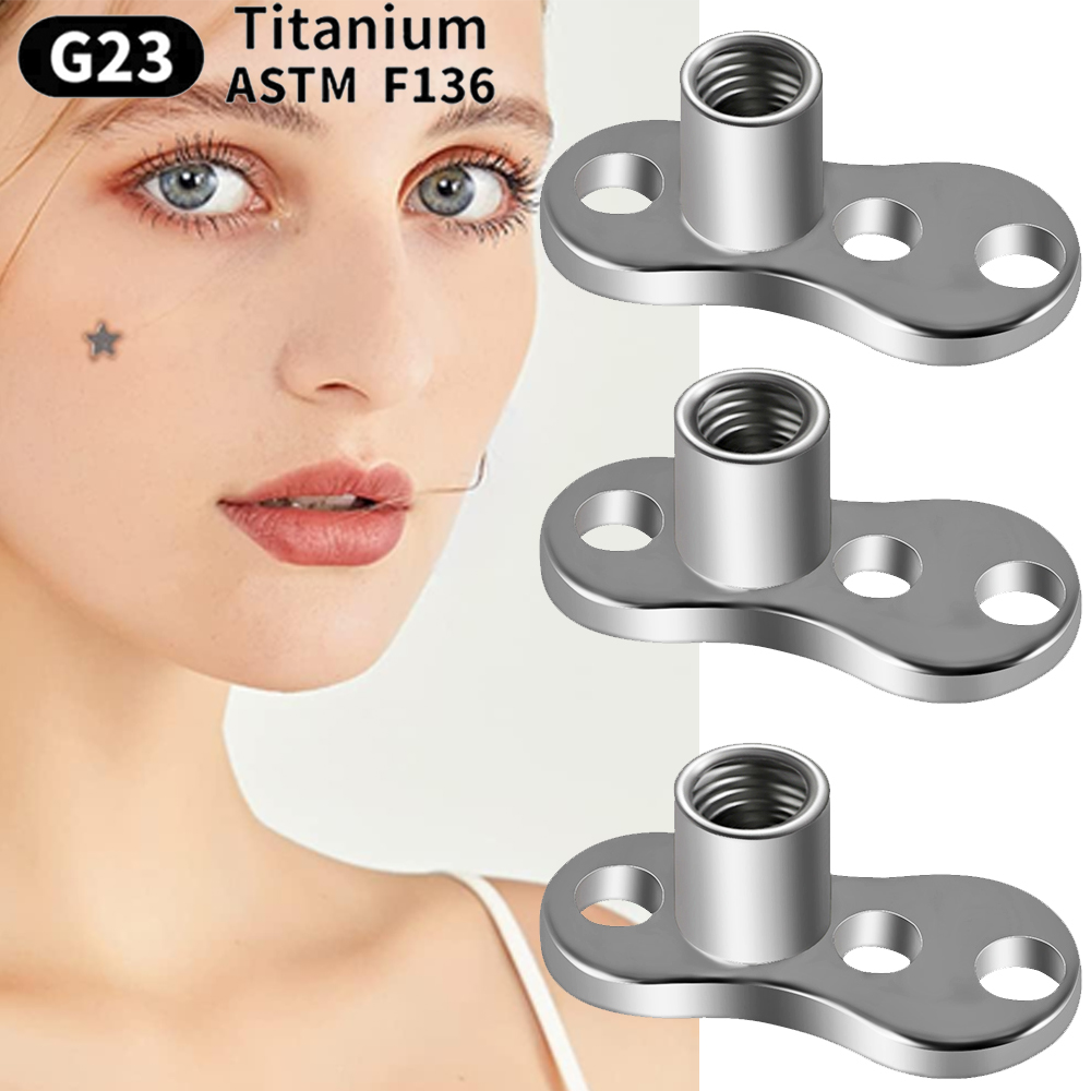 Dermal Anchor Top - 1PC 14G/16G Grade G23 Titanium Dermal