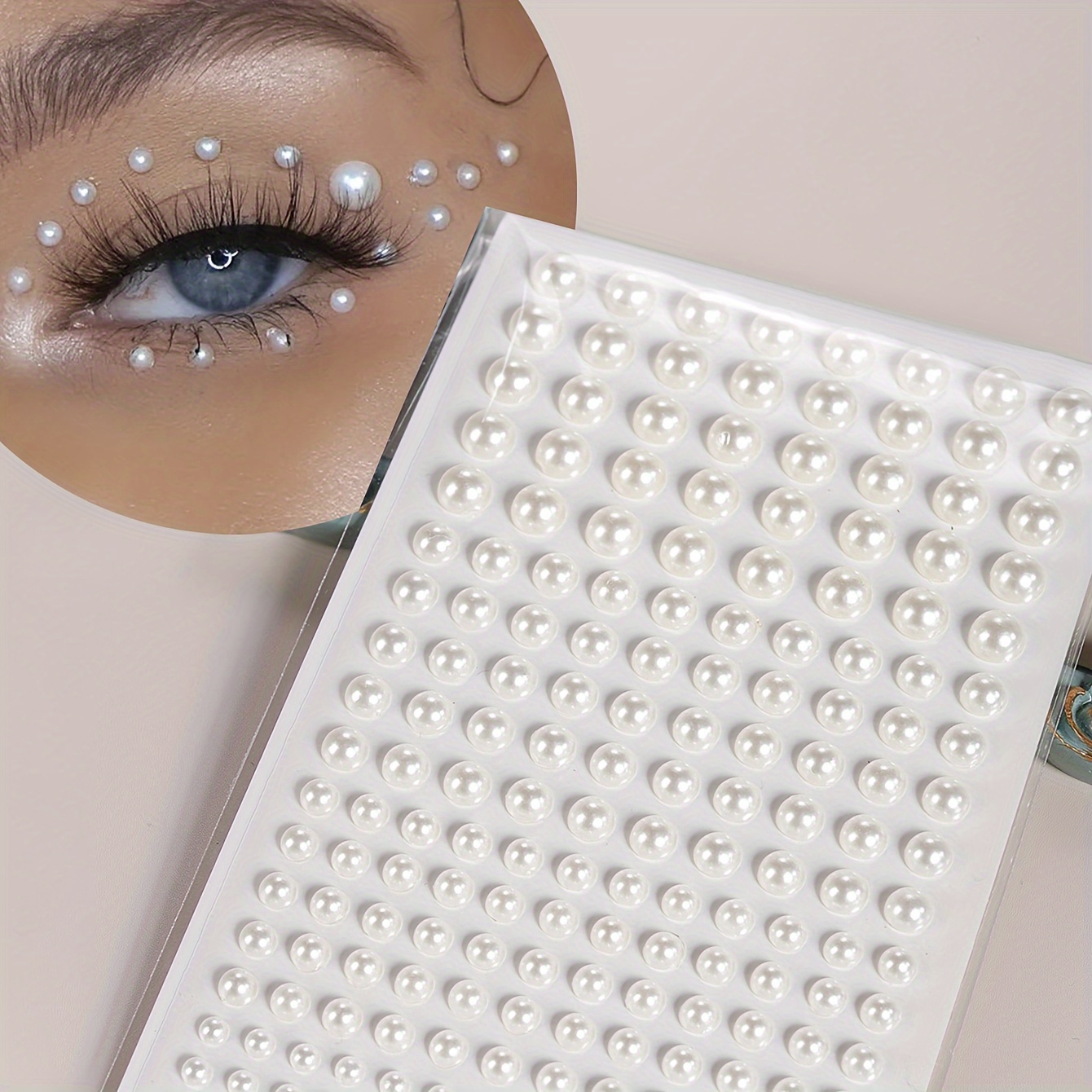 Body Jewelry Eyebrow - Fake Pearl Vrouwen Drie-Dimensionale Gezicht Decoratie