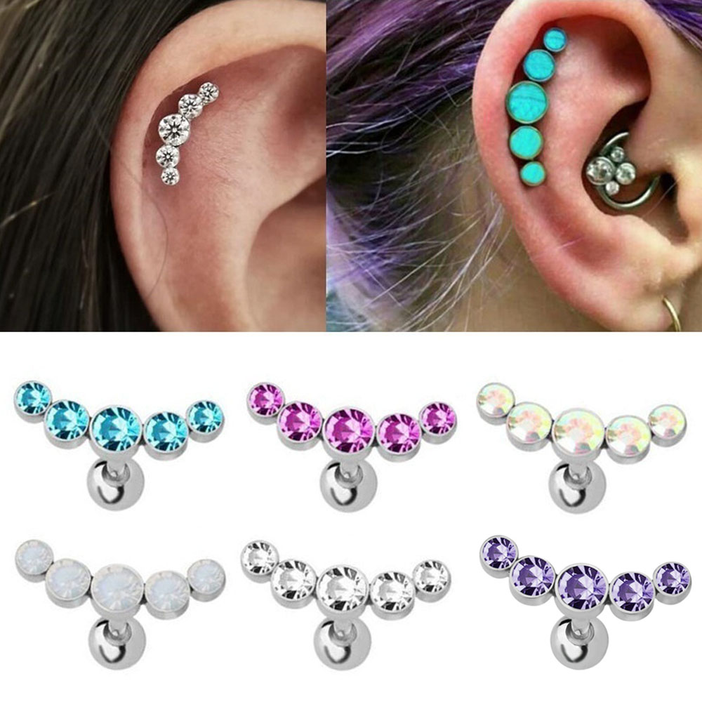 Body Jewelry Ear Piercing - 1 stks mode 16g roestvrijstalen staaf