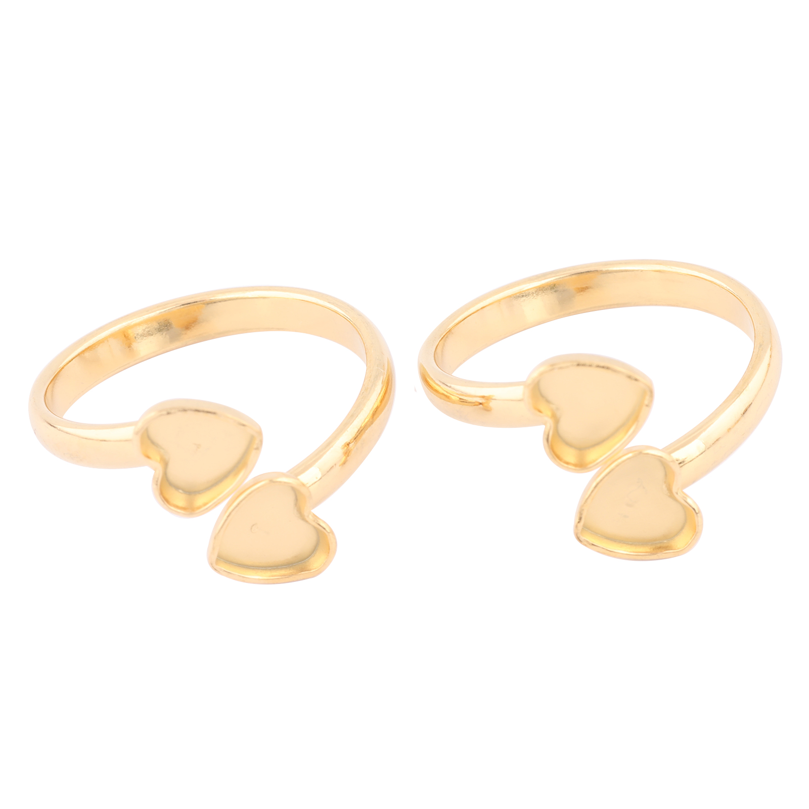 Daith Heart Ring - 10 stuks roestvrij staal verguld fit