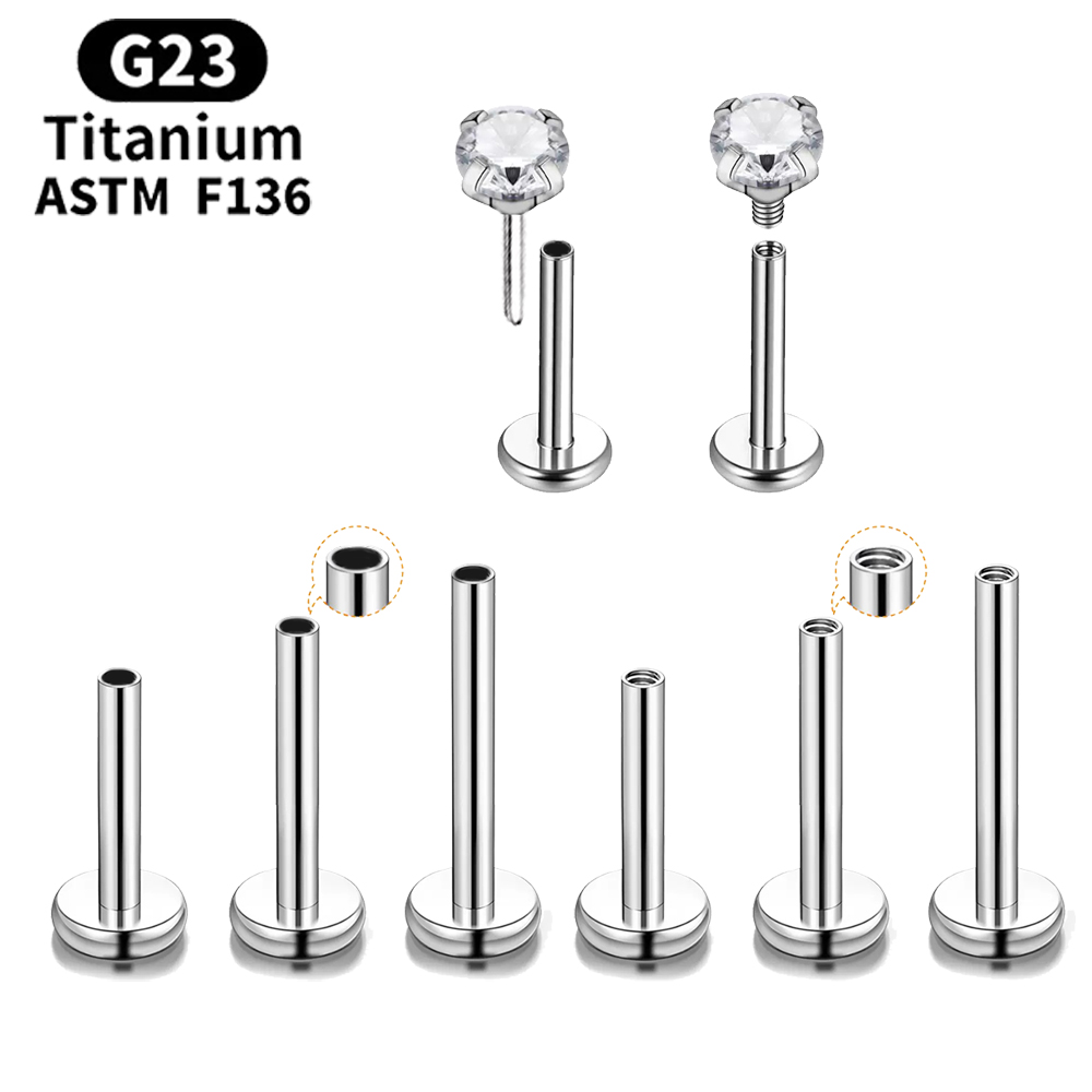 Body Jewelry Lip Ring - Groothandel Base ASTM F136 Titanium Sieraden