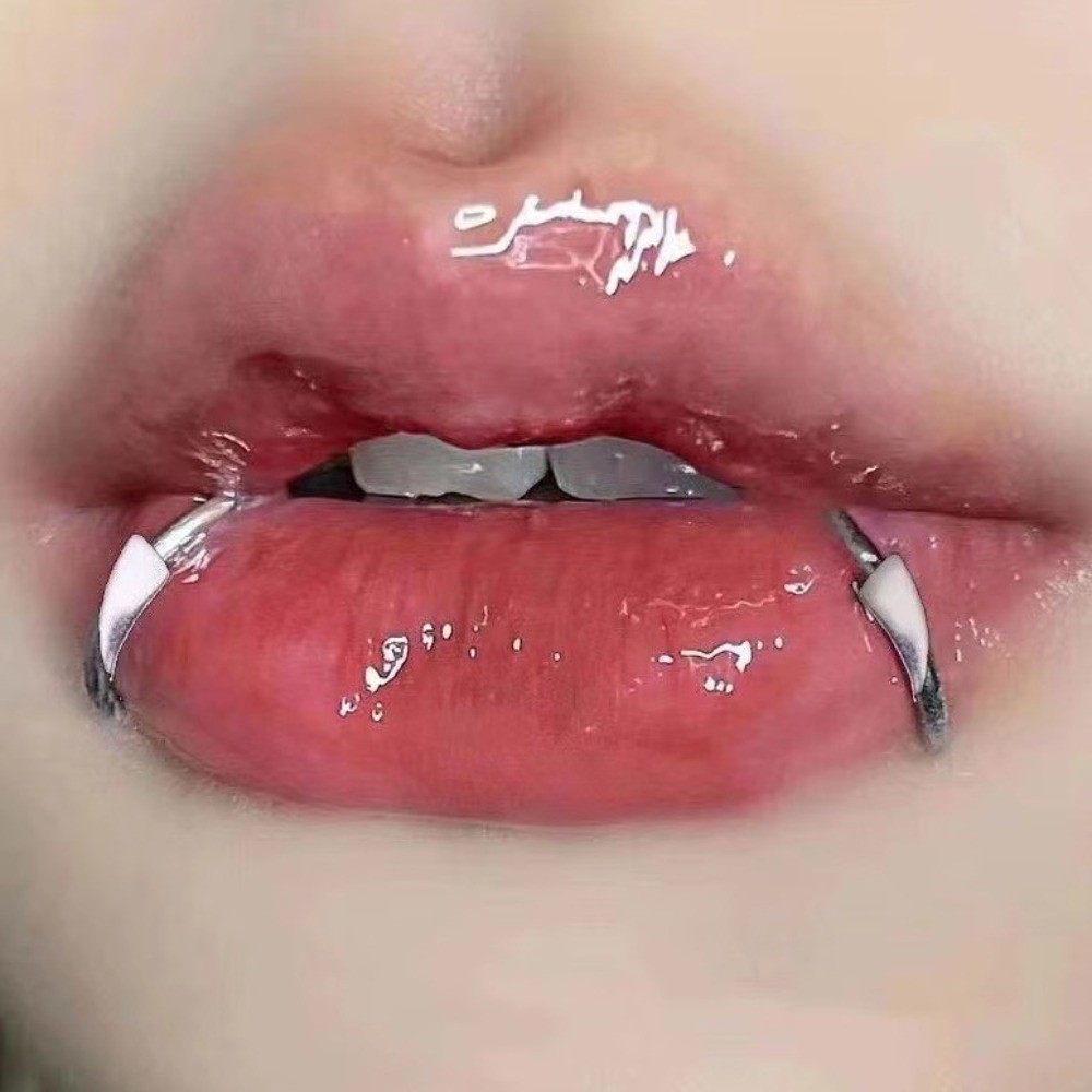 Body Jewelry Lip Ring - 2 stuks/set Exaggerated nep lip ring