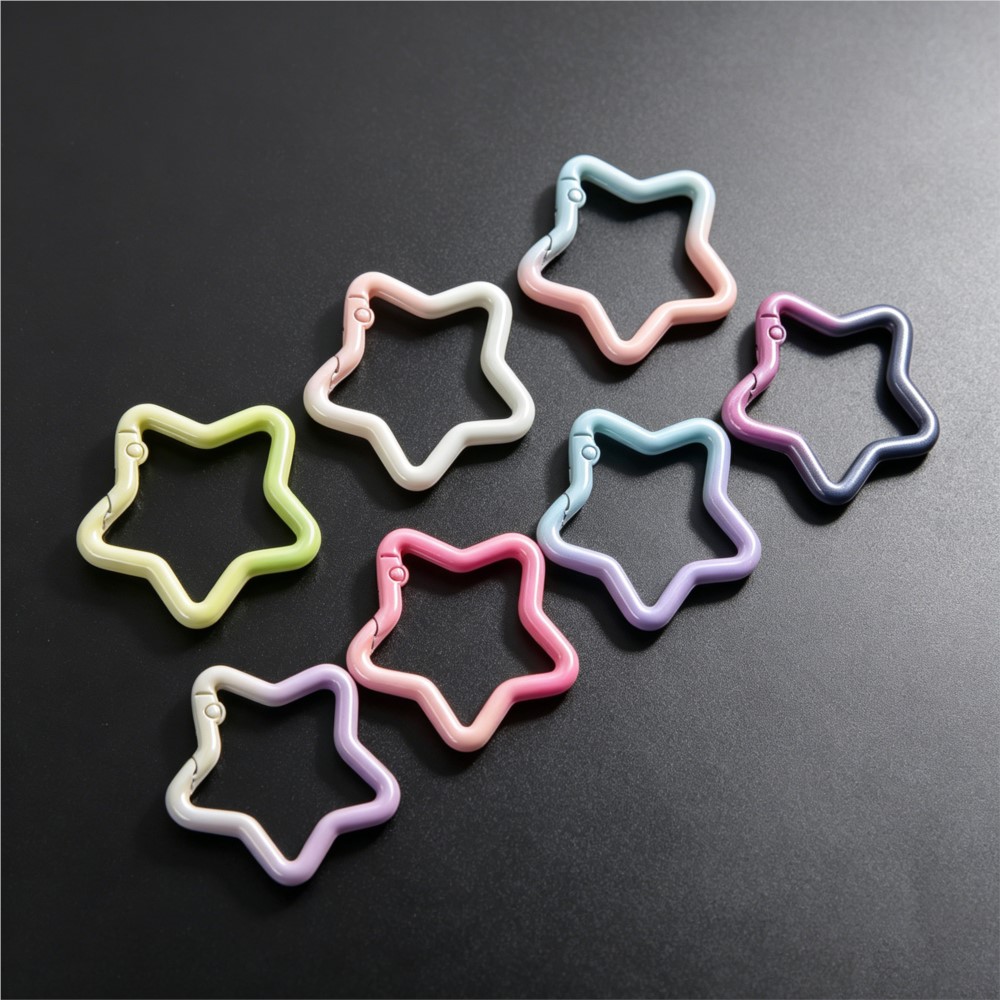 Body Jewelry Diy - 5 STKS Gradiënt Stervorm Lente Ringsluiting