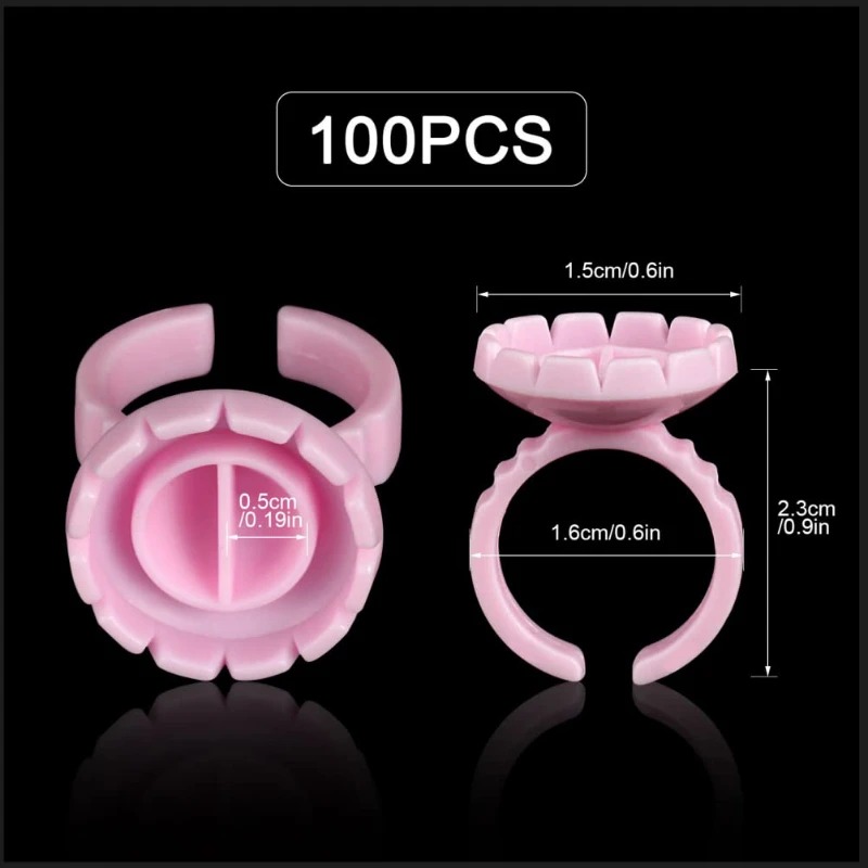 100 Stuks Wegwerp Wimperlijm R - Body Jewelry Tattoo recensie en prijs