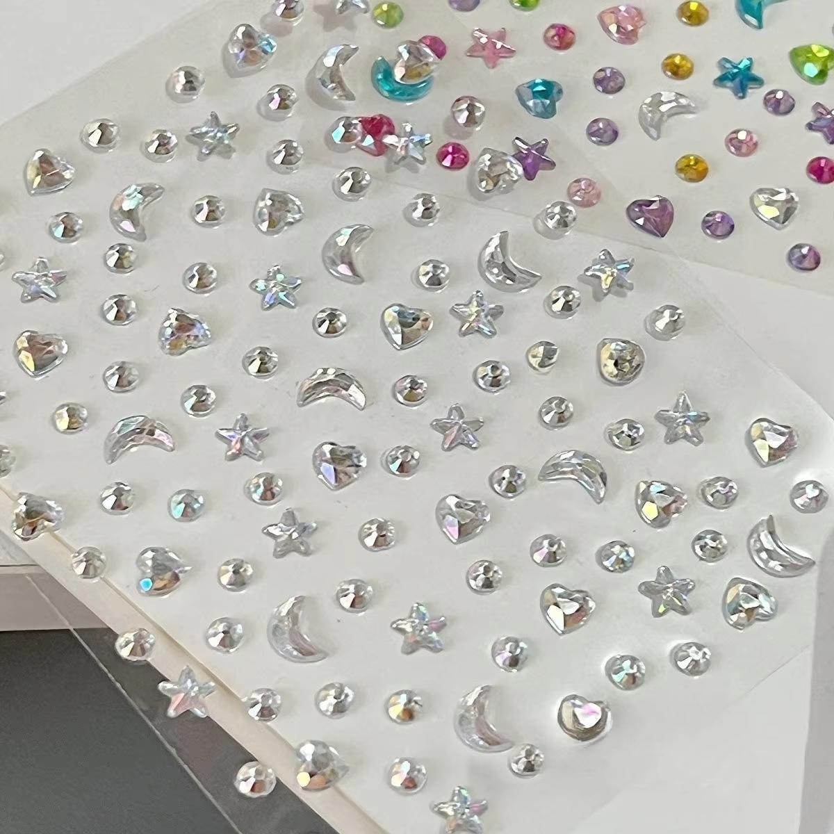 1/2 stuks 3D Ster Maan Hart St - Body Jewelry Eyebrow recensie en prijs
