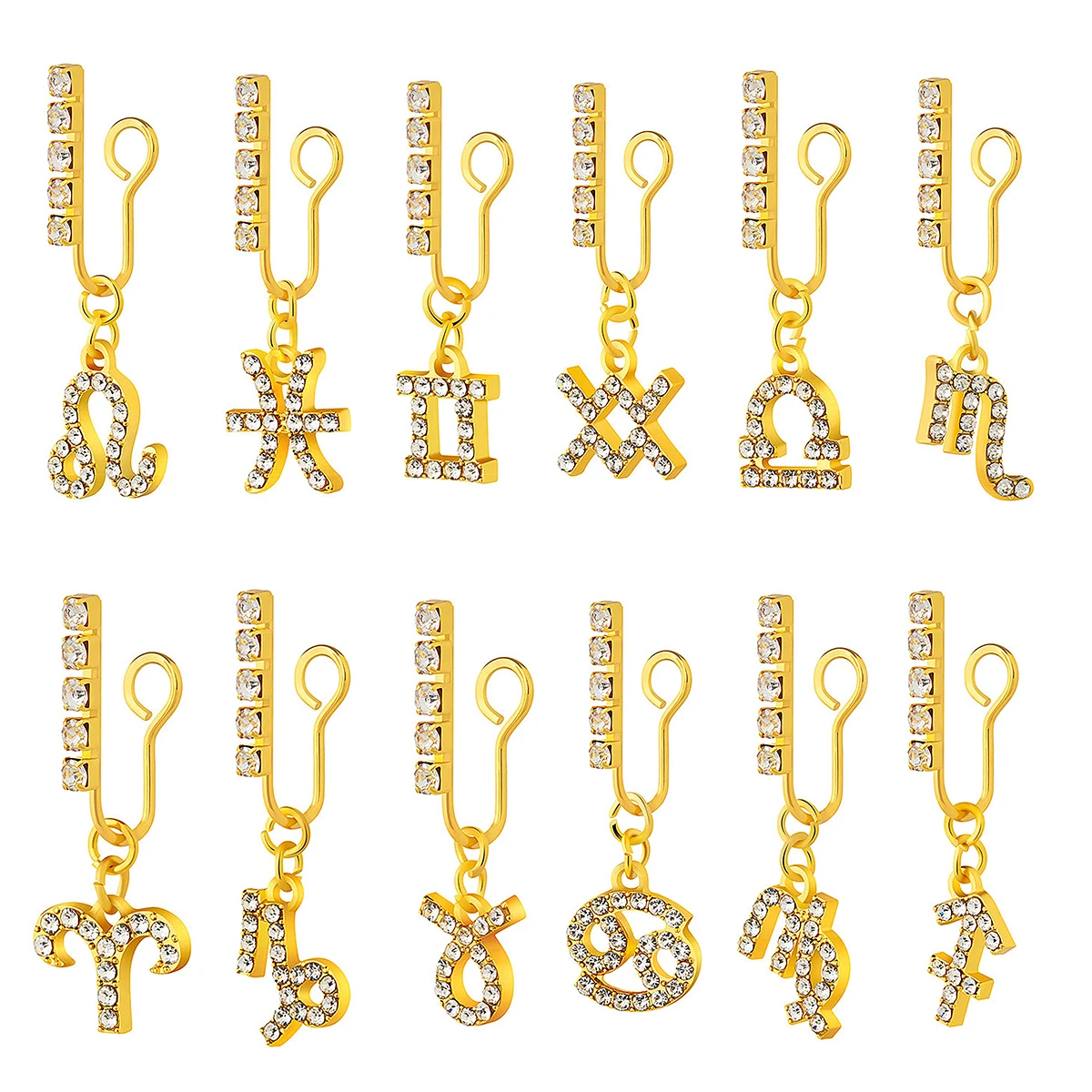 2 Pak Oorklemmen Metalen Zirko - Body Jewelry Ear Piercing recensie en prijs