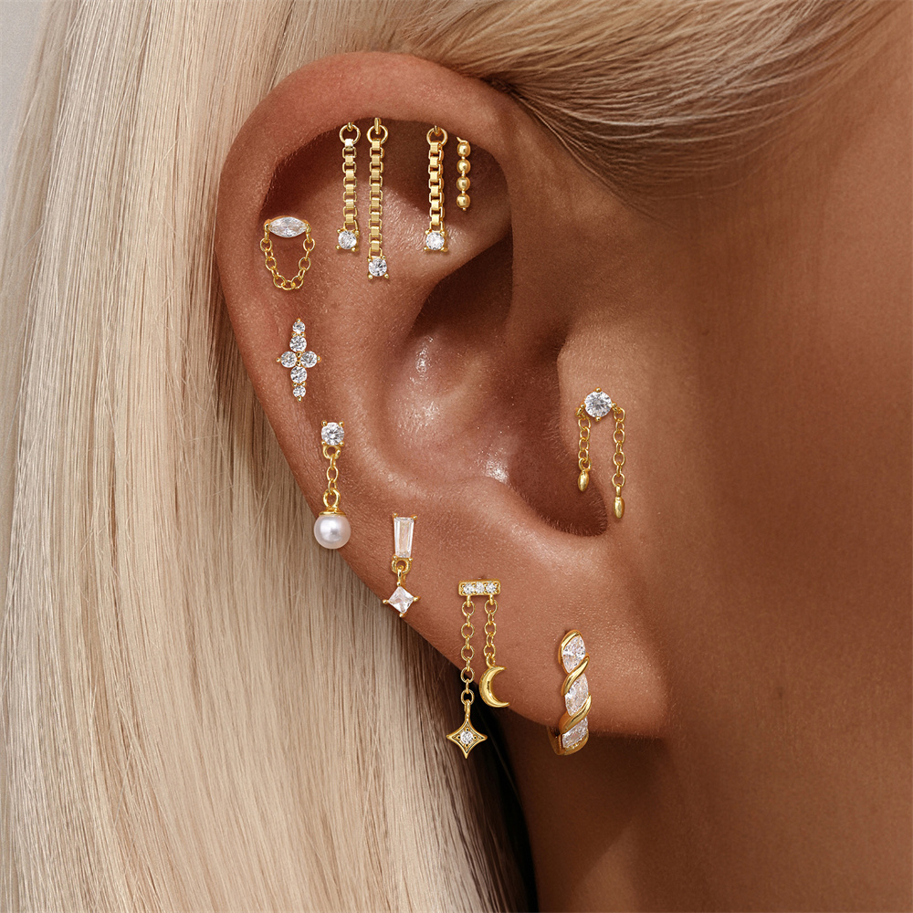 Aide 925 Sterling Zilver Oor B - Body Jewelry Ear Piercing recensie en prijs