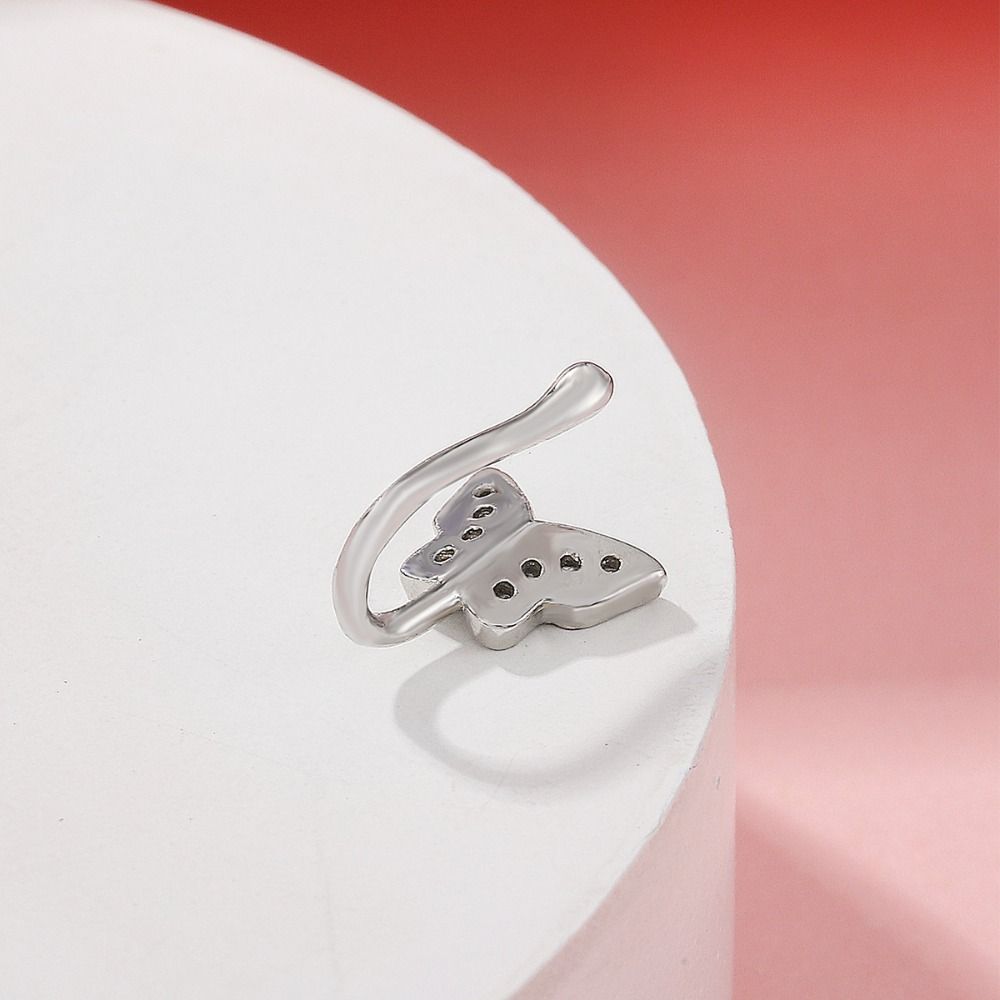 Rhinestone vlinder neusring zi - Body Jewelry Ear Piercing recensie en prijs