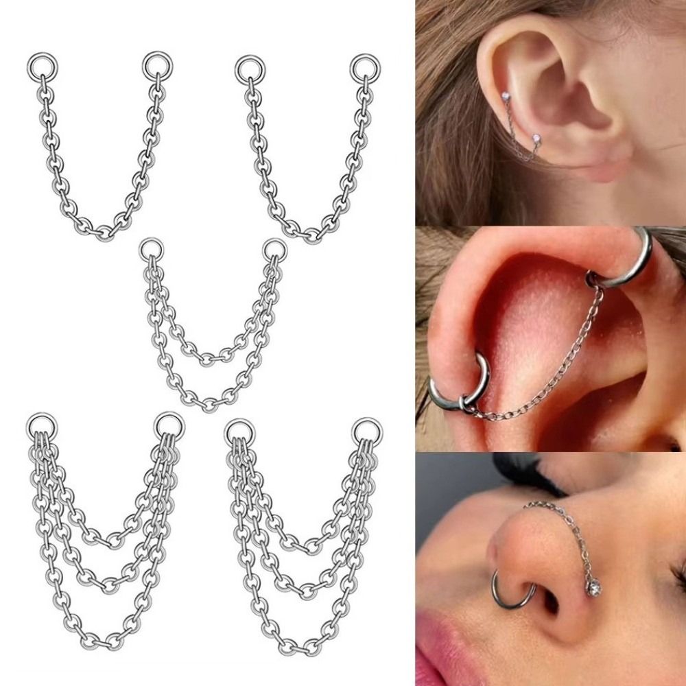 Mode Titanium Neusketting Dubb - Body Jewelry Ear Piercing recensie en prijs