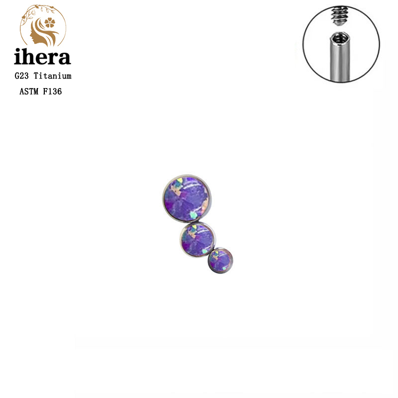 G23 Titanium Ronde Zirkoon Pla - Body Jewelry Lip Ring recensie en prijs