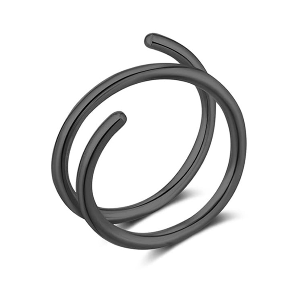 1PC Rvs 316 Dubbele Spiraal of - Body Jewelry Lip Ring recensie en prijs