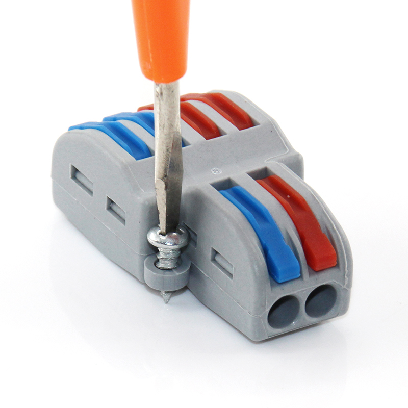 Universele compacte bedradings - Threadless Push Pin recensie en prijs