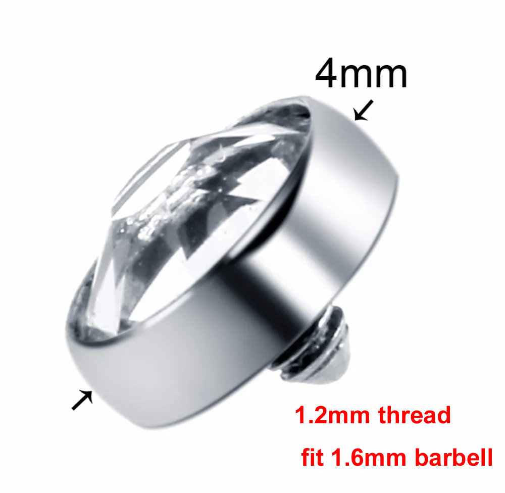 1PC G23 Titanium Dermal Anchor - Dermal Anchor Top recensie en prijs