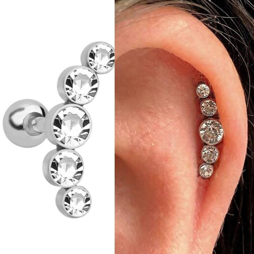 1 stks mode 16g kristal edelst - Body Jewelry Ear Piercing recensie en prijs