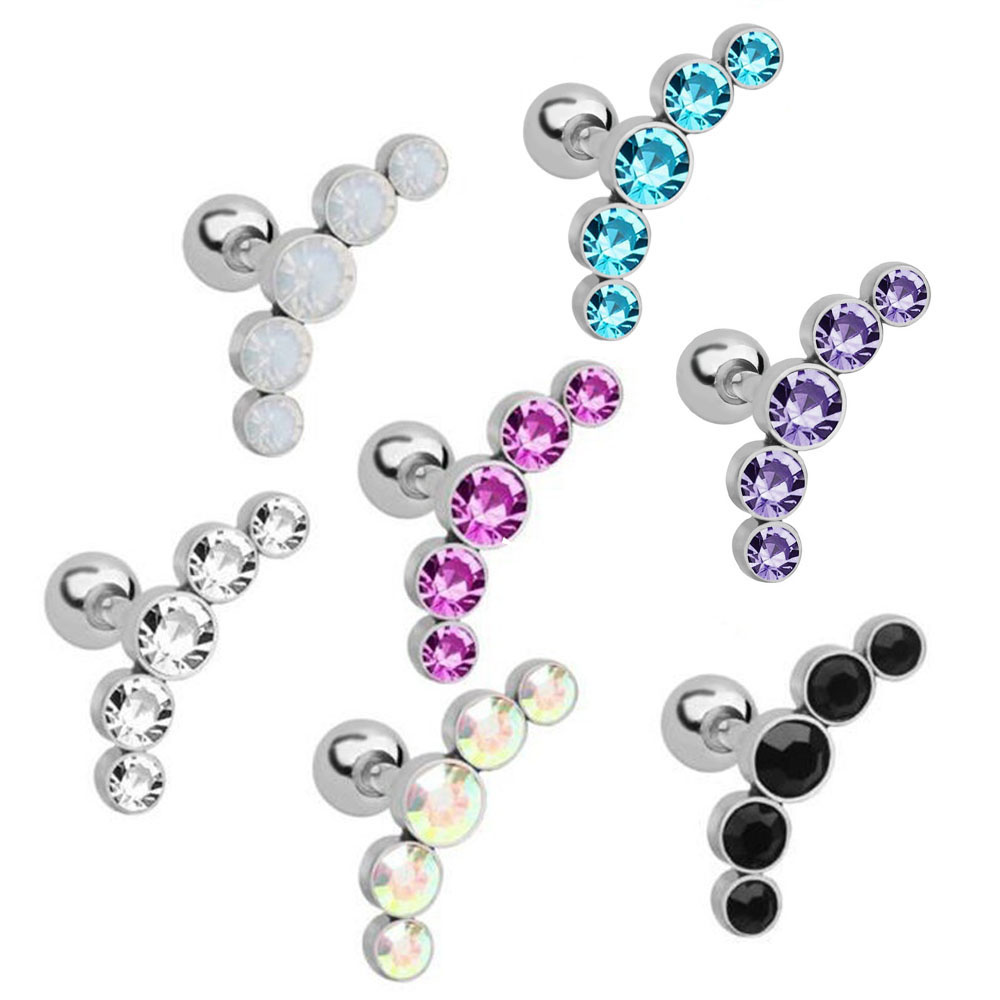 1 stks mode 16g kristal edelst - Body Jewelry Ear Piercing recensie en prijs