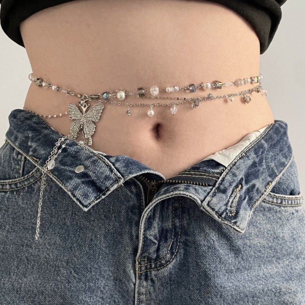 Creatieve Y2K vlinder buikkett - Body Jewelry Y2K recensie en prijs