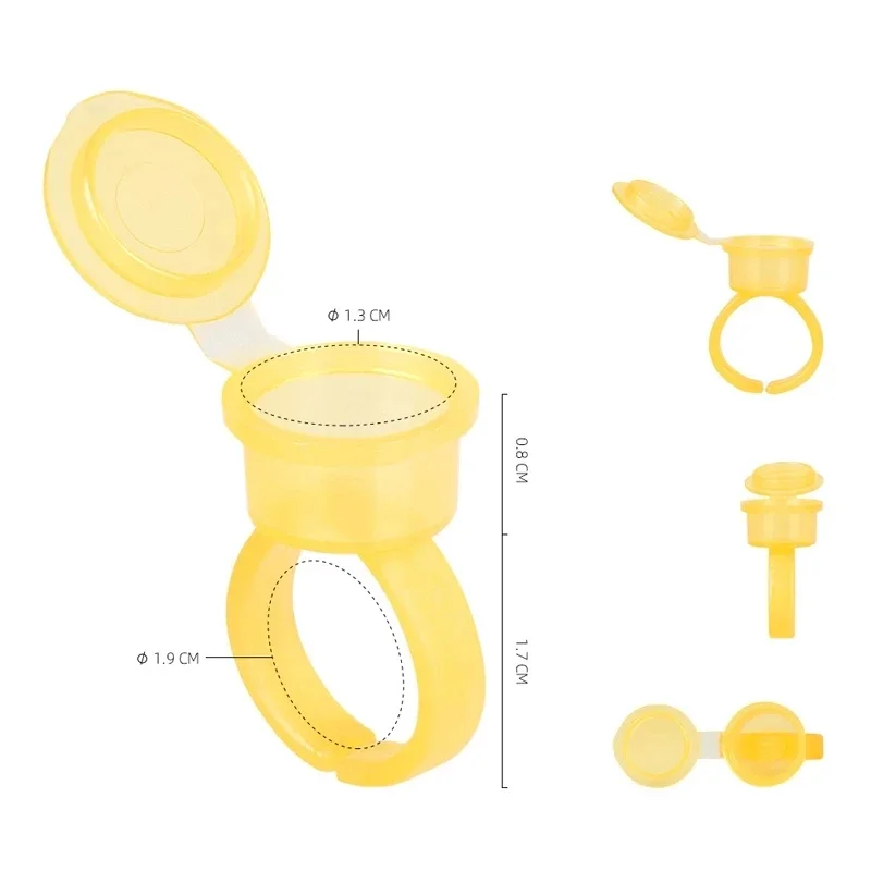 50PCS Tattoo Pigment Inkt Ring - Body Jewelry Tattoo recensie en prijs