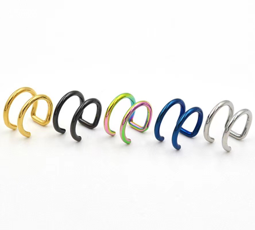 2 stuks 316L roestvrijstalen c - Body Jewelry Lip Ring recensie en prijs