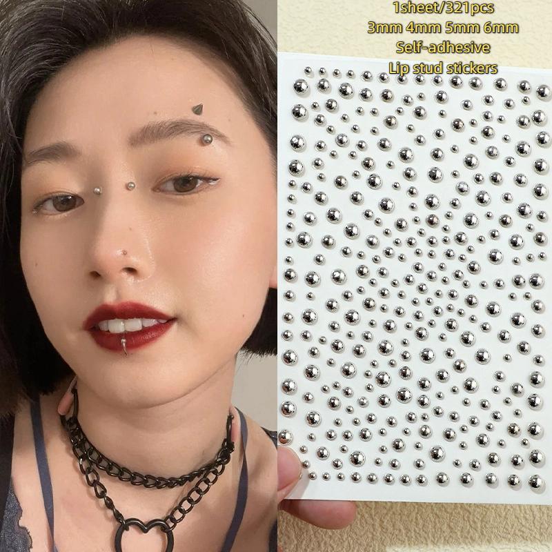 321pcs Non Piercing Lip Studs  - Body Jewelry Lip Ring recensie en prijs
