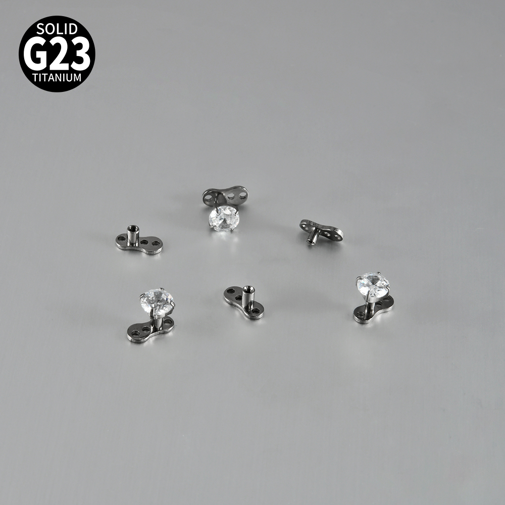 1PC 14G/16G Grade G23 Titanium - Dermal Anchor Top recensie en prijs