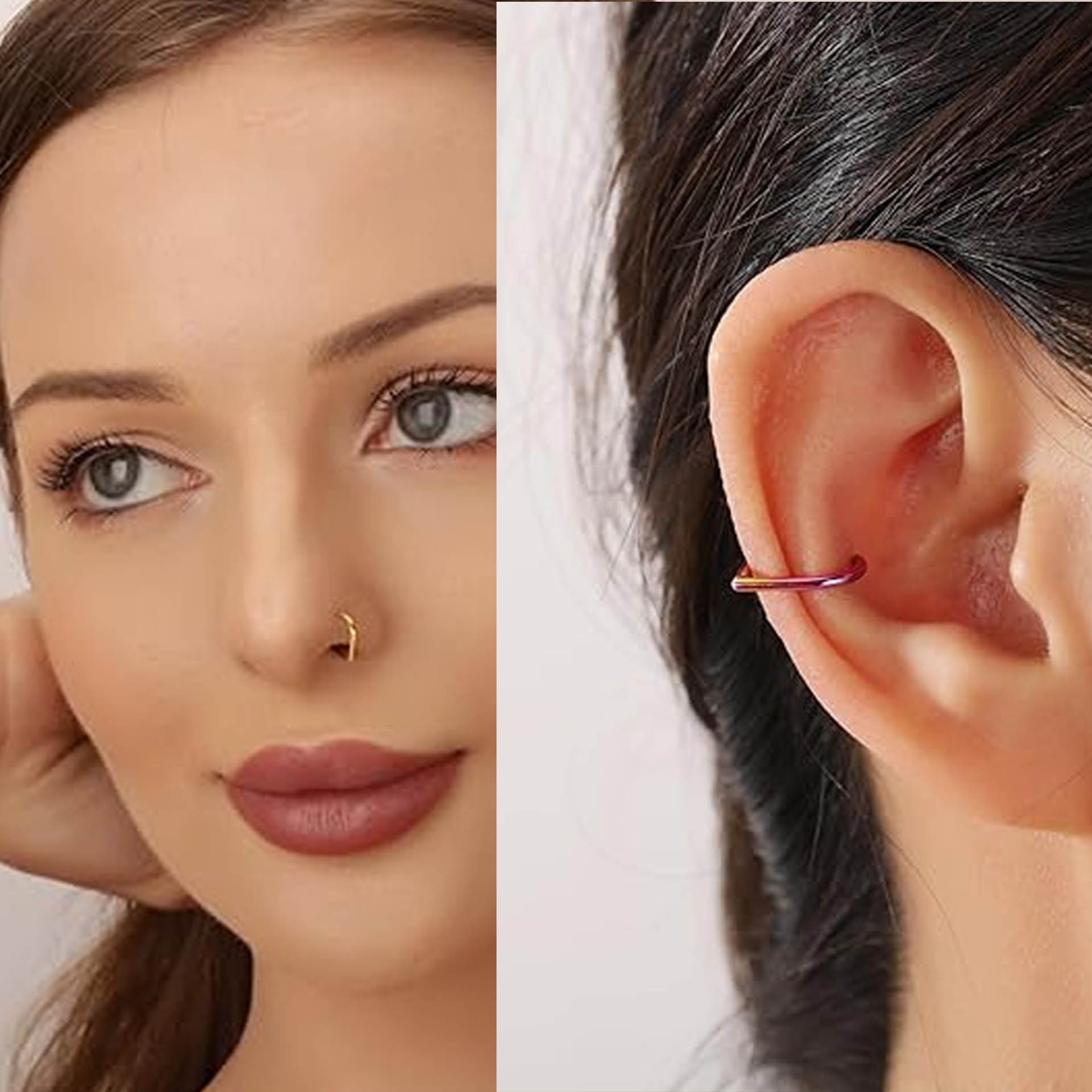 5-delige set nepneusringen van - Body Jewelry Ear Piercing recensie en prijs