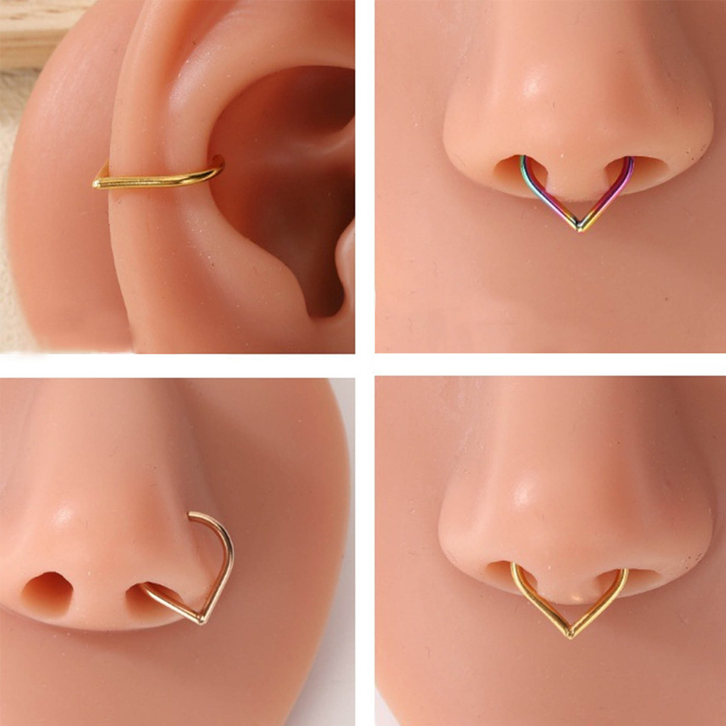 5-delige set nepneusringen van - Body Jewelry Ear Piercing recensie en prijs