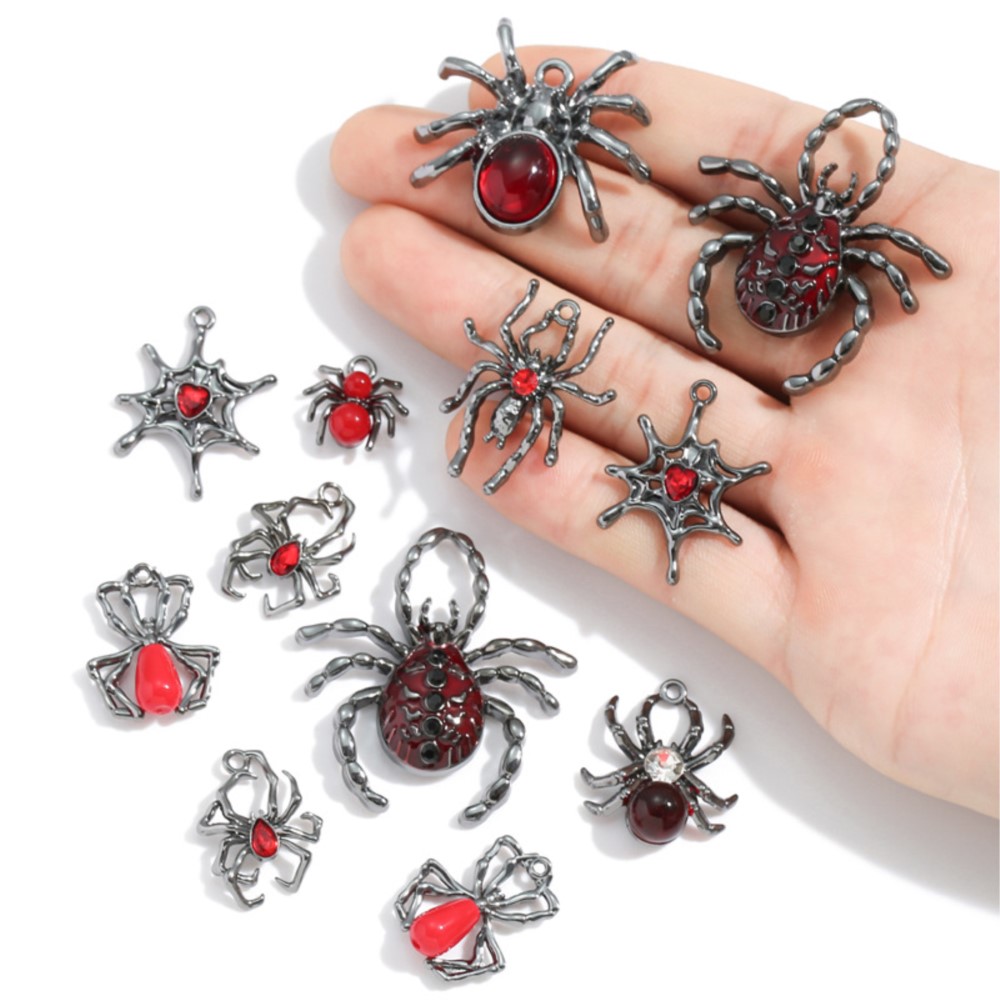 5 stks Gothic Black Spider Cha - Body Jewelry Y2K recensie en prijs