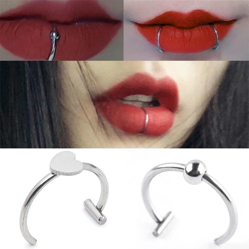 1Pc Rvs Nep Neusring Hoepel Se - Body Jewelry Lip Ring recensie en prijs