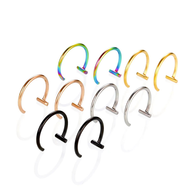 18G Chirurgisch staal lip ring - Body Jewelry Lip Ring recensie en prijs