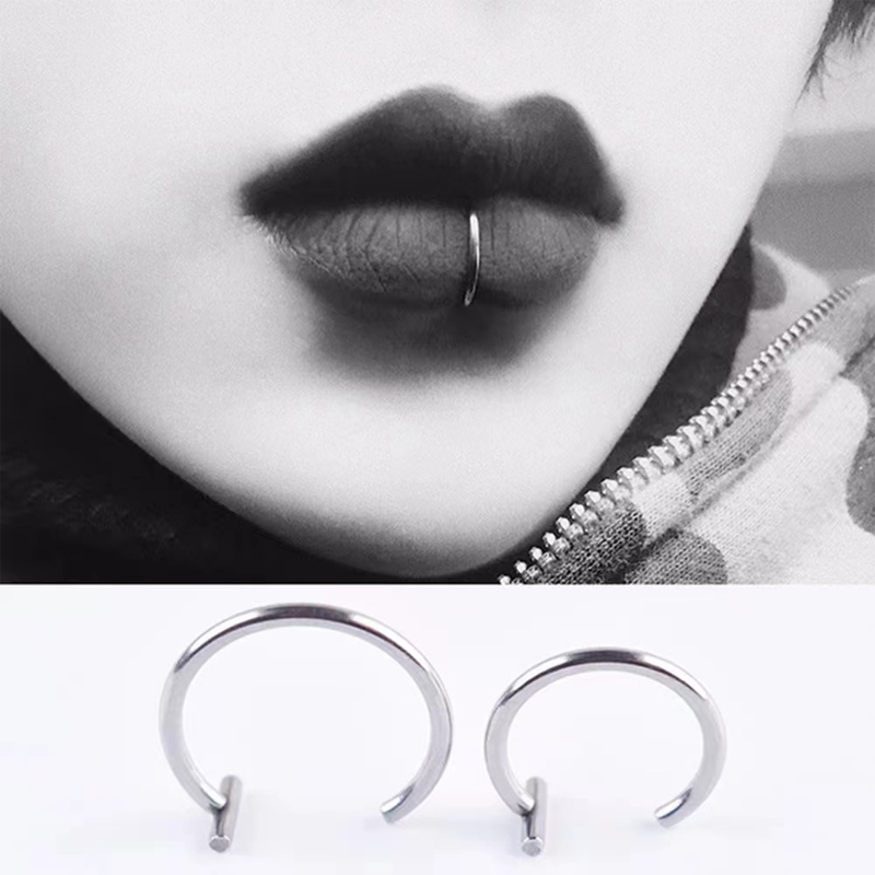 18G Chirurgisch staal lip ring - Body Jewelry Lip Ring recensie en prijs