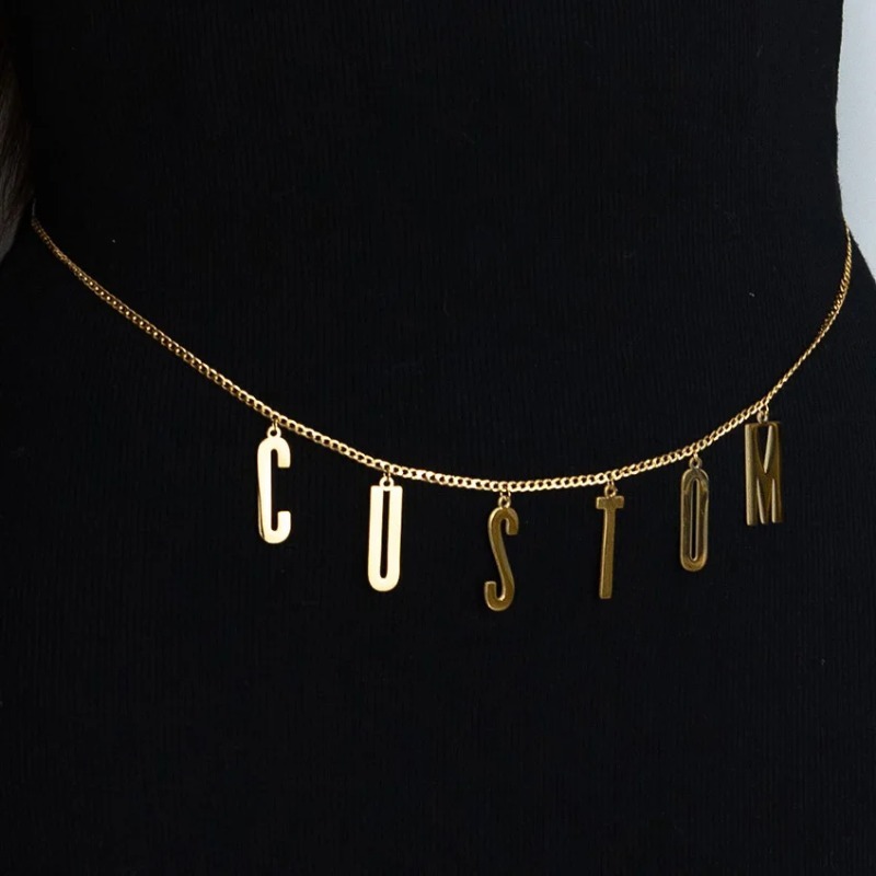 Gepersonaliseerde aangepaste n - Body Jewelry Names recensie en prijs