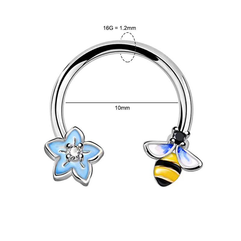 16G Septum Ring Daith Piercing - Body Jewelry Ear Piercing recensie en prijs