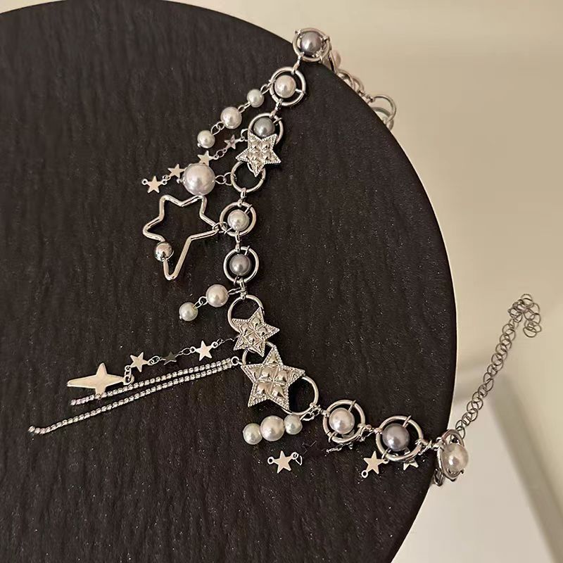 Nieuwe Koreaanse Glanzende Str - Body Jewelry Y2K recensie en prijs