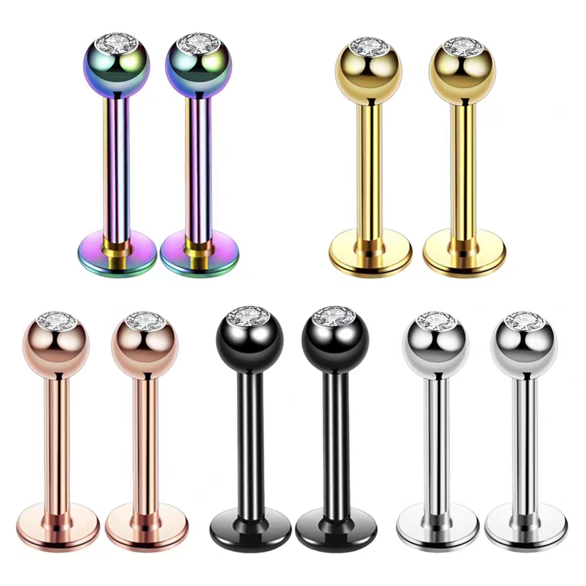 16G Chirurgisch staal bal top  - Body Jewelry Ear Piercing recensie en prijs