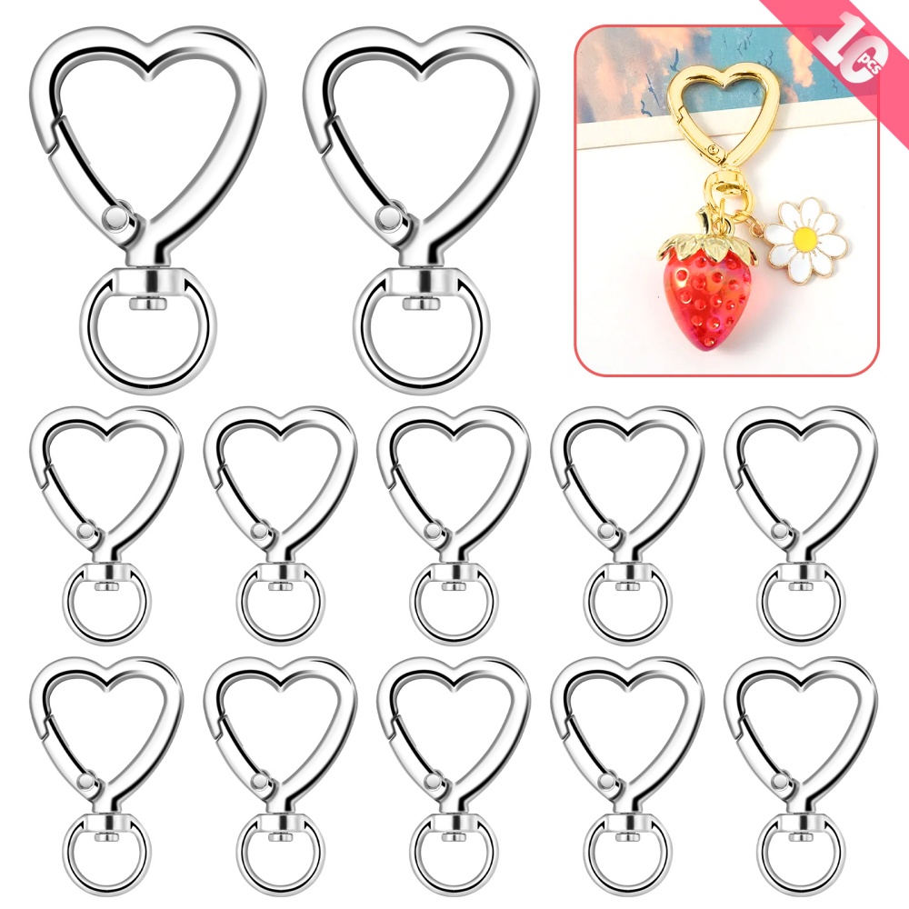10 Stuks Metalen Hart Kreeft K - Daith Heart Ring recensie en prijs