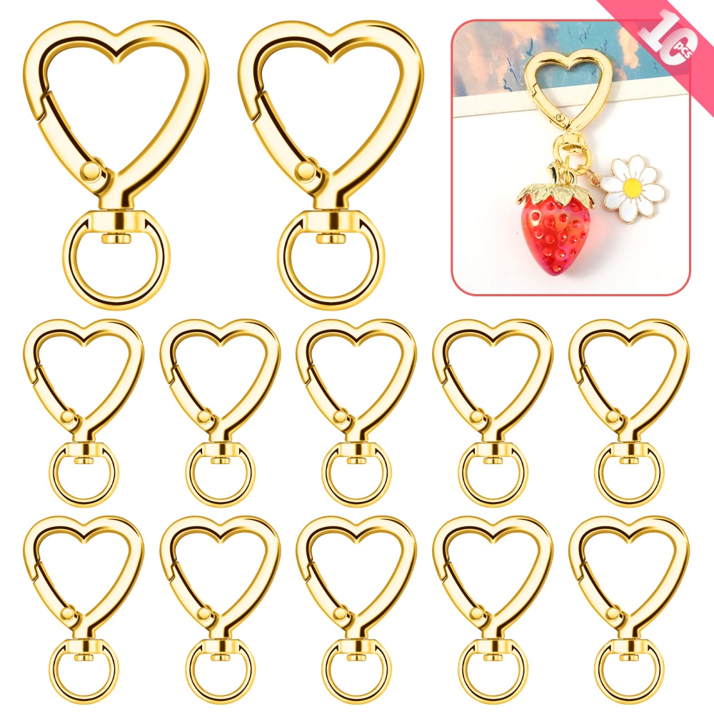 10 Stuks Metalen Hart Kreeft K - Daith Heart Ring recensie en prijs