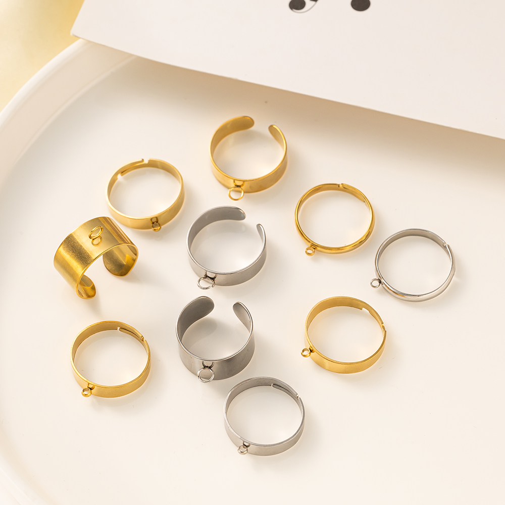 5 stks/partij Rvs Goud Kleur O - Daith Heart Ring recensie en prijs